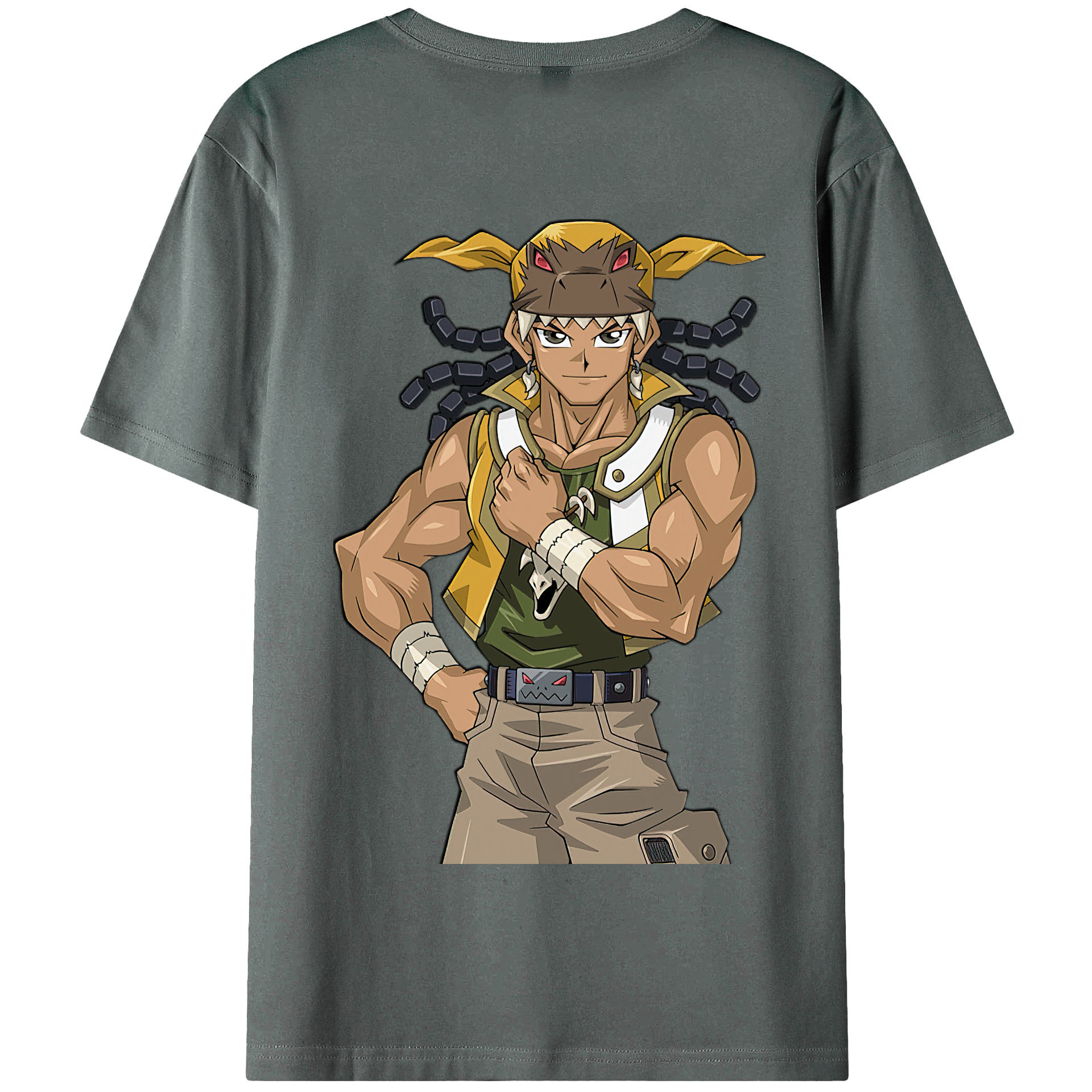 （画像用） 遊☆戯☆王 Yu-Gi-Oh! 綿100％半袖Tシャツ（背面プリント）